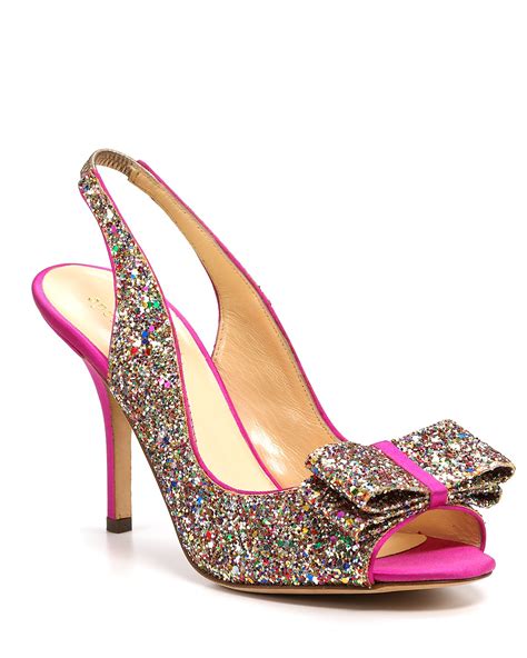 kate spade sparkle shoes|kate spade strappy shoes.